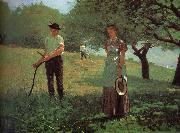 Winslow Homer Waiting for reply Germany oil painting artist